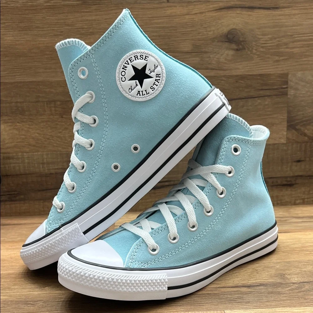 Converse High-Top Sneakers - Sky Blue - Picture 3 of 9